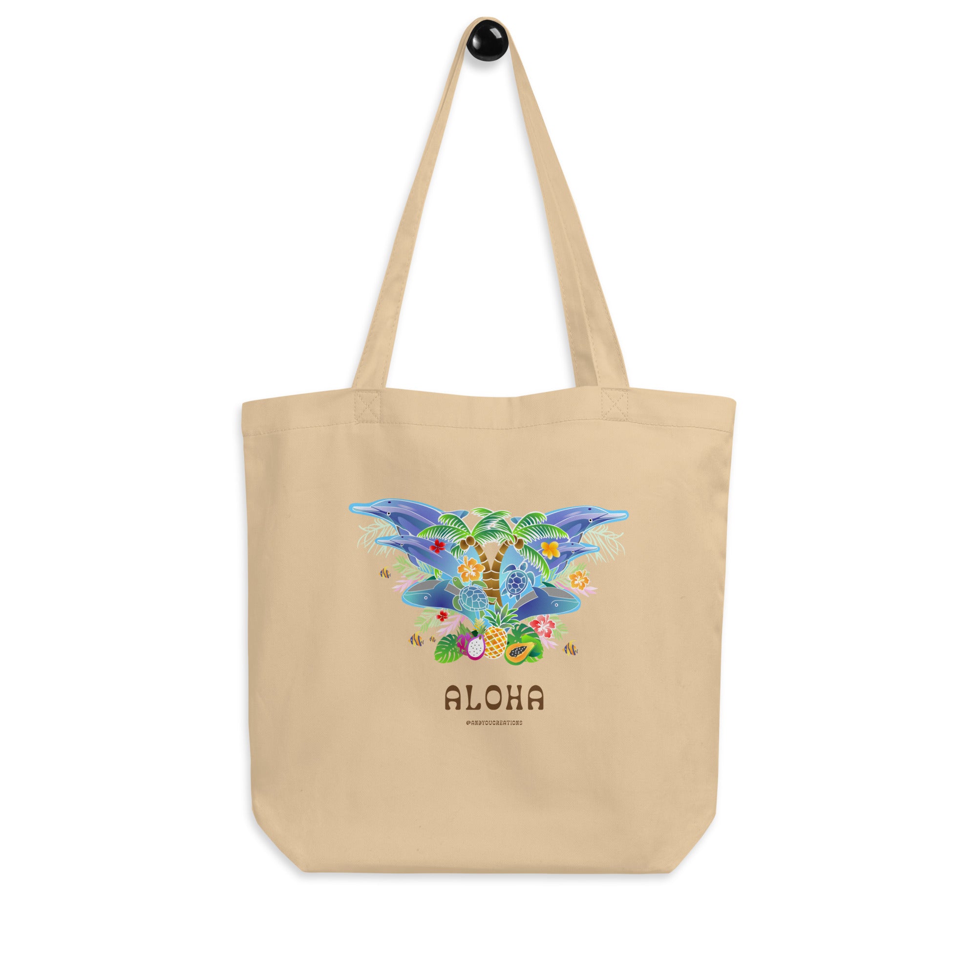Dolphin Wings Eco Tote Bag